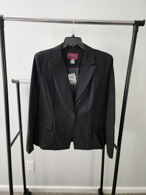 George Women's Black Single-Button Tailored Blazer